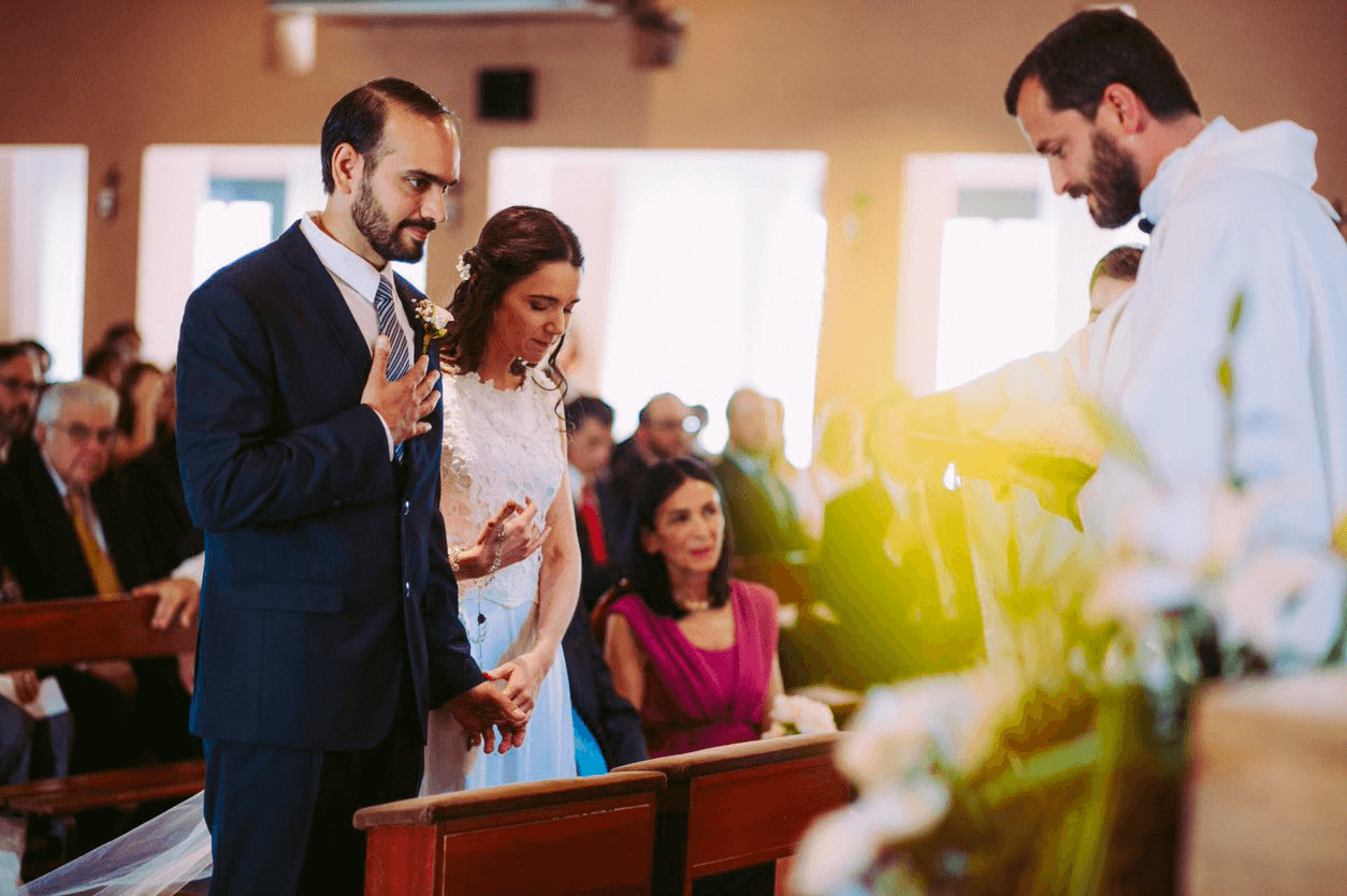cérémonie de mariage à l'Eglise