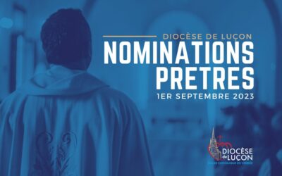 Nominations des prêtres à compter du 1er septembre 2023
